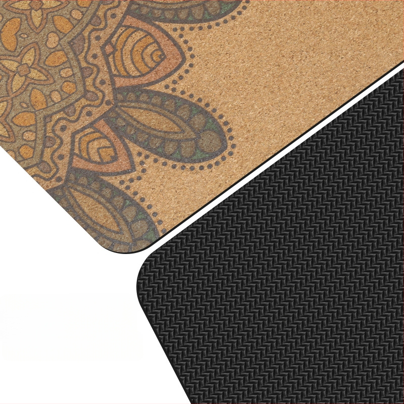 Nagoudi kummist libisemiskindla haardega löögisummutus paksendatud meeste joogaharjutuste korgist kokkupandav rätikujoogamatt