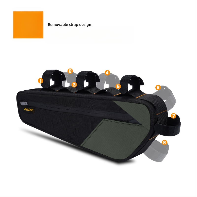 Dviračio krepšys plentui, kalnų dviračiui, priekinės sijos viršutinio vamzdžio šoninis krepšys, įrankių krepšys, viršutinio vamzdžio krepšys, dviračių krepšys