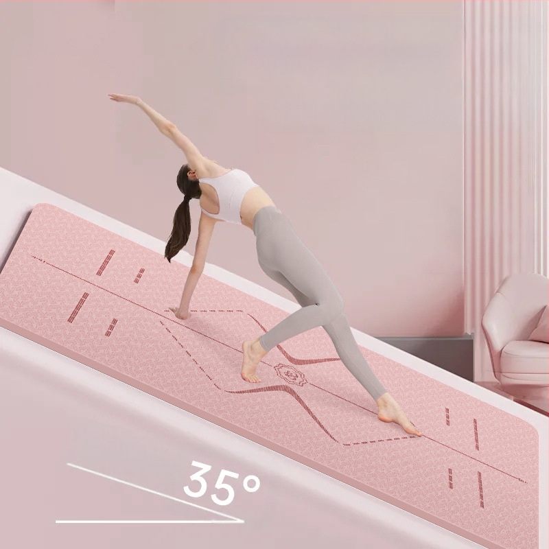 Zhenle tüdrukute kodujoogamatt, laiendatud 90 cm, libisemiskindel treeningmatt, tantsutreeningu põrandamatt, lööke neelav heliisolatsioonimatt