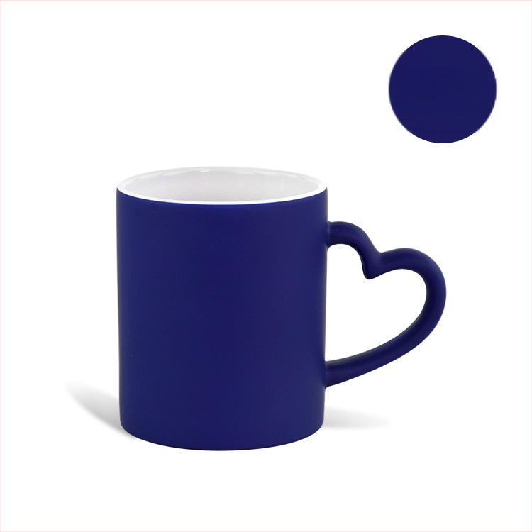 Soojusülekande tass isikupärastatud loominguline trükkimine fotograafiline pilt südame kruus armastus jäätunud värvimuutus kinketass