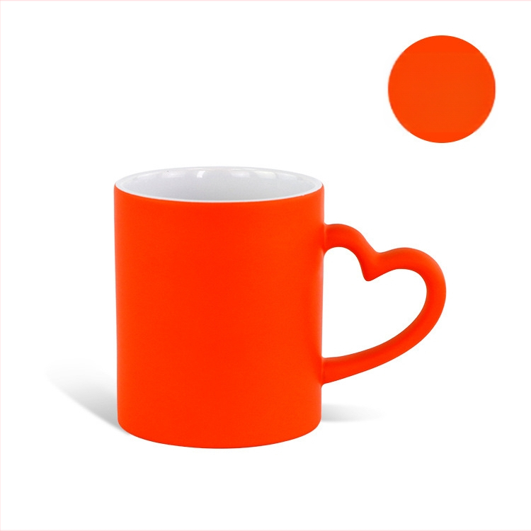 Soojusülekande tass isikupärastatud loominguline trükkimine fotograafiline pilt südame kruus armastus jäätunud värvimuutus kinketass