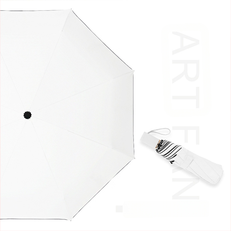 Japoniško stiliaus skėtis, literatūrinis skėtis, mažas, šviežias vinilo, retro stiliaus, sulankstomas, lengvas, nešiojamas studentų skėtis, automatinis, 70 % nuolaida saulės skėčiui