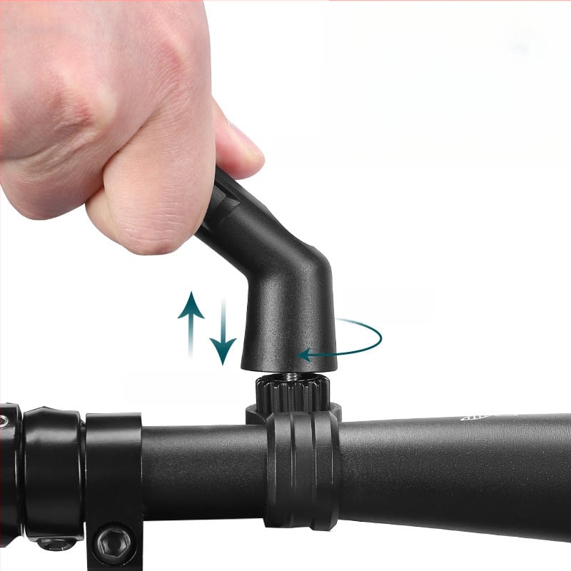 FEAKBIKE 360 grādu rotējošs teleskopisks atstarotājs velosipēda atstarotājs augstas izšķirtspējas sprādziendrošs atstarotājs