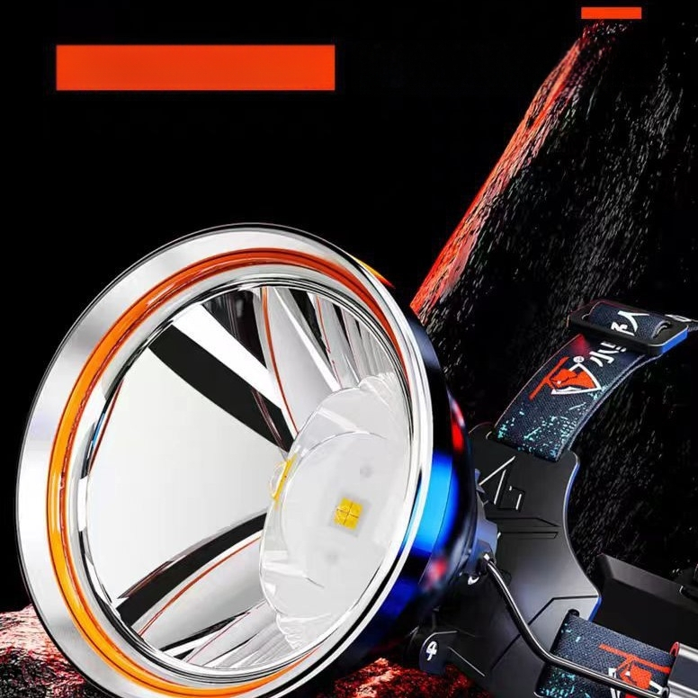 Little Savage multifunktsionaalne laetav kalastustuli õues kasutamiseks, pea külge kinnitatav kaasaskantav mägironimiseks mõeldud tugeva valgusega avariitulelatern