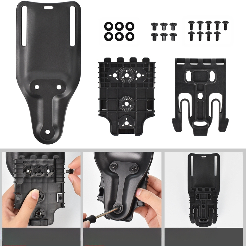 Greito atleidimo tarpvalstybinė juosmens lenta, dviejų dalių sofa, „Lilan“ greito atleidimo lenta, taktinė pistoleto rankovė, greito atleidimo sistema.