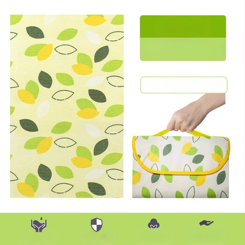 Piknikumatt Niiskuskindel matt Välispiknikumatt Veekindel Paksendatud Oxfordi riie PE Mittekootud Käekott Piknikuriie