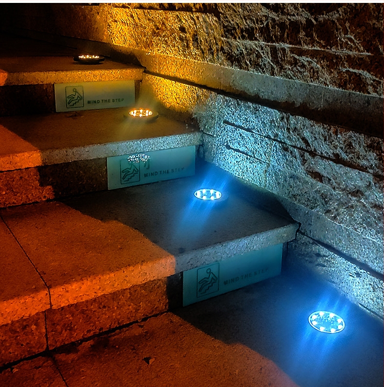 Kalėdinis lauko sodo vandeniui atsparus LED saulės šviestuvas, šaligatvio veja, kiemas, saulės energija varomas vejos palaidotas šviestuvas