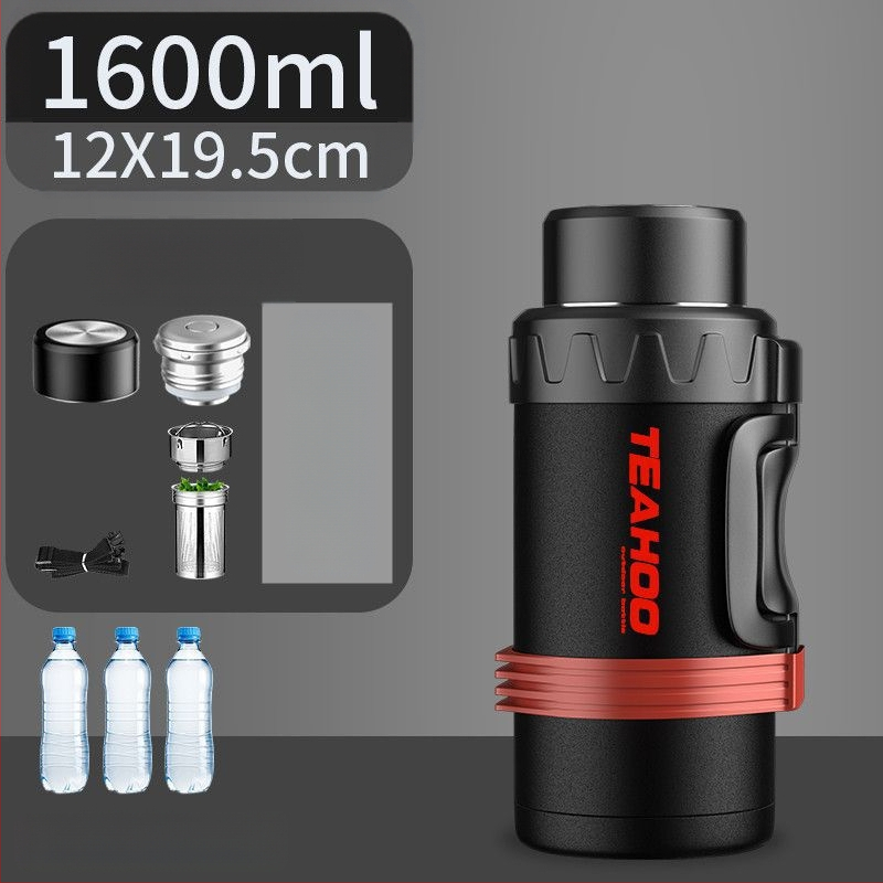 Meeste roostevabast terasest soojust säilitav veekeetja, millel on eriti paks madal sambaga 316 soojust säilitav veekeetja, suure mahutavusega Qihu