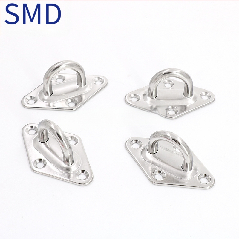 Saulės skėčio burės priedai, trikampis keturkampis saulės tinklas iš nerūdijančio plieno, rombo formos sagtis, spyruoklinis kablis, durų sagties vielinių lynų rinkinys