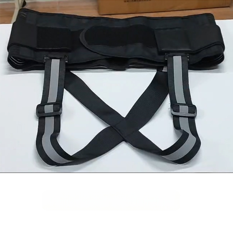 Levehető hevederes munkaöv Hordozó nehéz tárgyak mozgatásához Bordázott fix öv Lélegző nyomás alatti támasztóöv