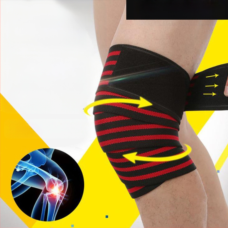 Fitness sport térdvédő guggoló pánt térdvédő súlyemelés versenysport fitneszvédő kötszer térdvédő