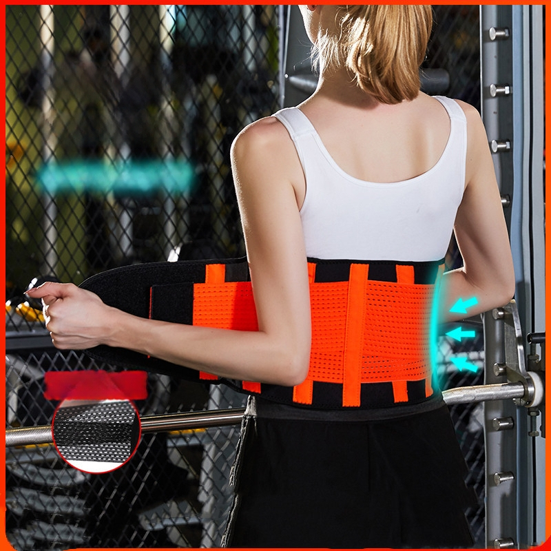 Határokon átnyúló Amazon új, lélegző derékvédő hasi öv sport fix támasztó rugós derékvédő kompressziós öv
