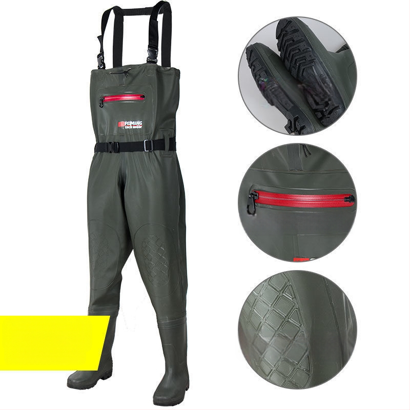 Nailoninės vientisos bridkelnės, žvejybinės kelnės, lietaus kelnės, pusės kūno žvejybinis kostiumas, jūrinės žvejybos kelnės, neperšlampamos ir vandeniui atsparios.