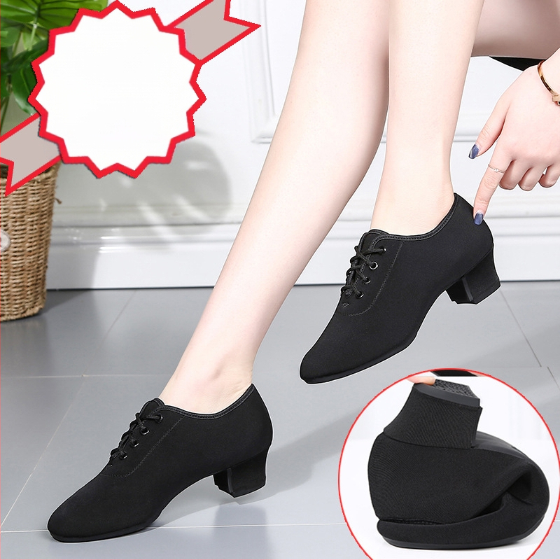 Latin tánccipők nőknek, Társastánc cipők, Puha talpú cipők, Közepesen magas sarkú cipők, Négyzet alakú tánccipők, Tanári tengerész tánccipők felnőtteknek