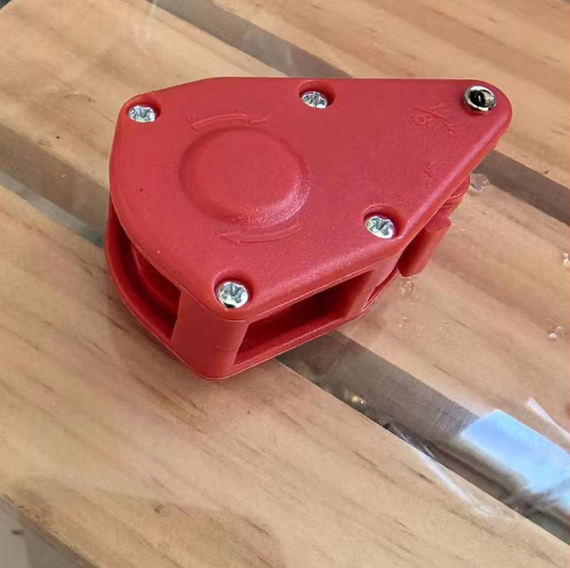 Õues kiirelt fikseeritud pingul köiega telgirullik telkimisvarikatuse tuuleköis reguleeritav plastist tõsterullik