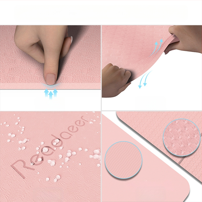 TPE sklopiva prostirka za fitness jogu, tiha, apsorpcija udaraca, neklizajuća dječja prostirka za trening, prijenosna prostirka za ples, za dom