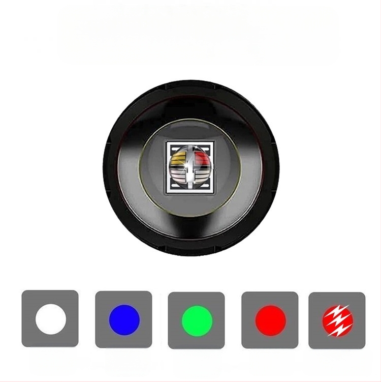 USB újratölthető RGB teleszkópos fókuszáló fotózási világítás zseblámpa hangulatkitöltő lámpa kültéri hordozható világítás SV96