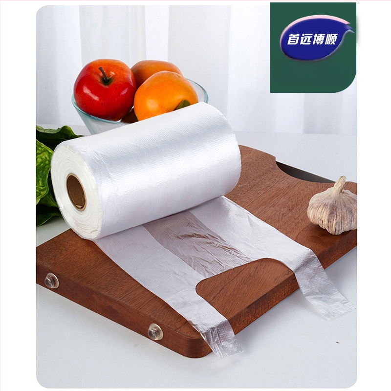 Šviežio laikymo maišelis maistinei PE medžiagai, virtuvė, buitinis šaldytuvas, mikrobangų krosnelė, ištisinis ritininis maišelis, prekybos centras, „Vwho“ stiliaus šviežumo laikymo maišelis