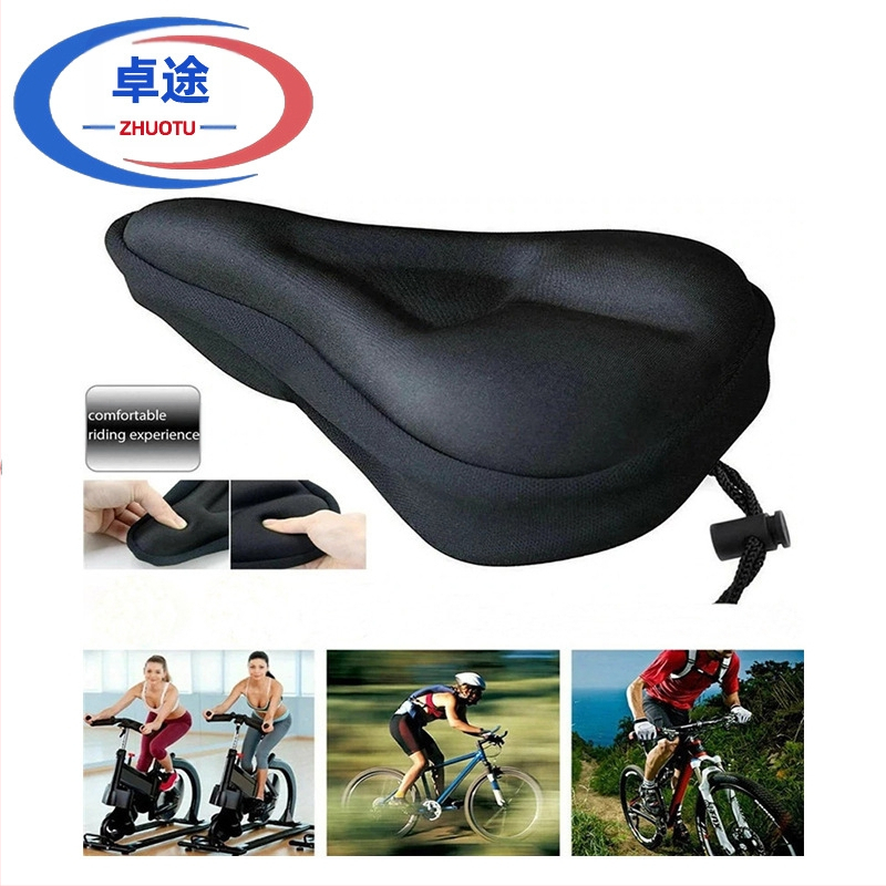 Velosipēdu āra braukšanas aprīkojuma sēdekļa pārvalks kalnu velosipēda taisnas rievas spilvena pārvalks 3D sabiezināts sūkļa spilvena maisiņš seglu spilvens