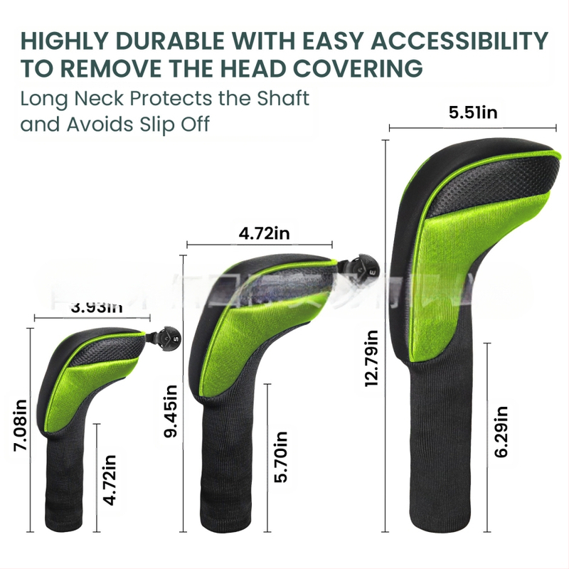 Határokon átnyúló, népszerű golfütő-védőhuzat, 135. számú faütő-védőhuzat, golfsapka-huzat, golfkellékek és kiegészítők