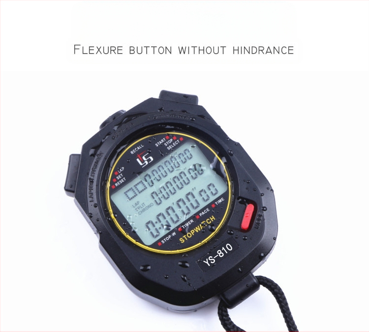 Mitmekanaliline elektrooniline stopper taimer spordile, fitnessile, jooksmisele, kergejõustikule, treeningule, õpilastele, kohtunikele, võistlustele, veekindlale, loenduskellale