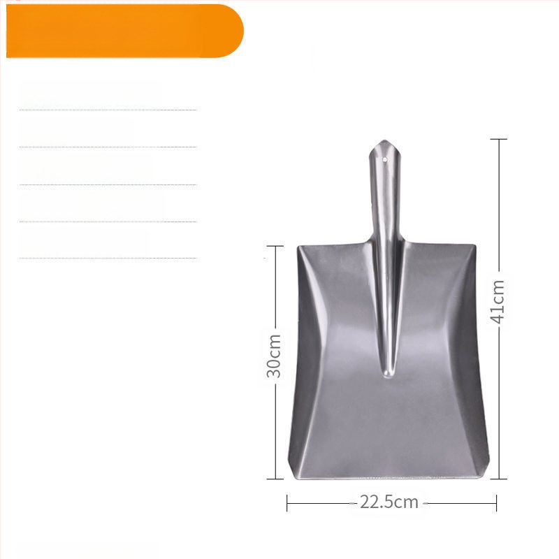 Didelis mangano plieno kastuvas lauke, kasti dirvą, atlaisvinti artefaktą, sodo sodo įrankius, sodinti daržoves, žemės ūkio, medinę rankeną, geležinį šaukštą