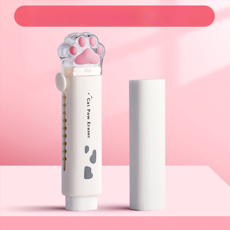 Su 5 keičiamomis šerdelėmis, stumiamu-traukiamu trintuku, specialiomis mokyklinėmis priemonėmis pradinių klasių mokiniams, pieštuko trintuku, vaikišku trintuku nepaliekant pėdsakų