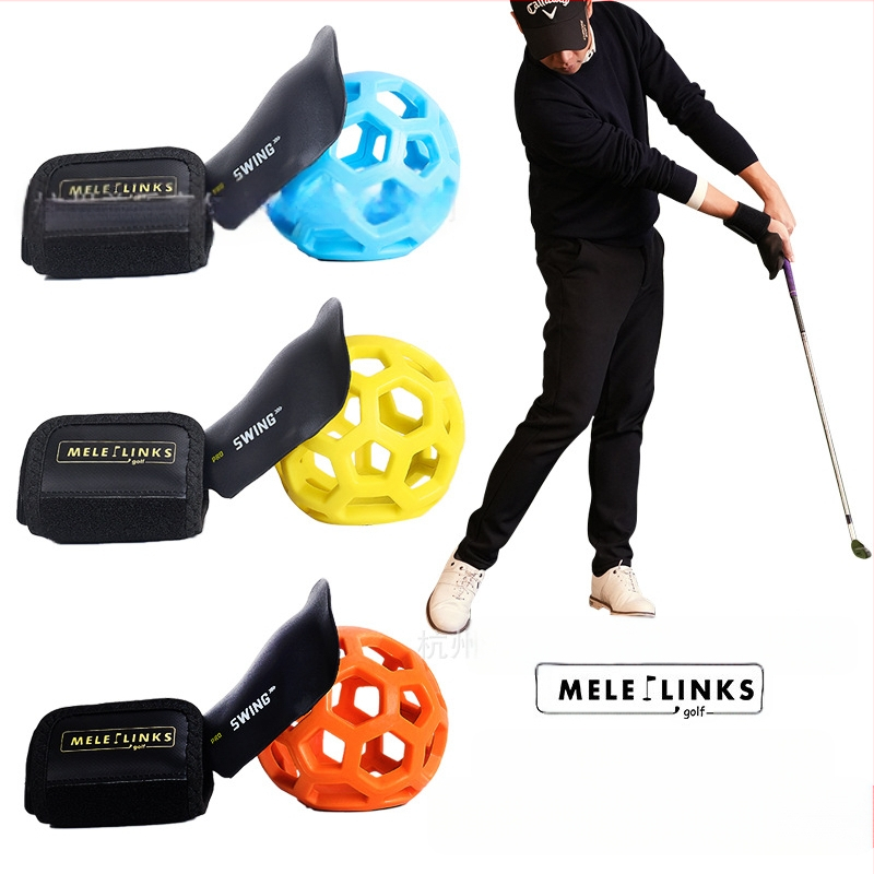 Meileff Gold Set csuklórögzítő golf lendítő edzőeszköz korrektor edzőfelszerelés