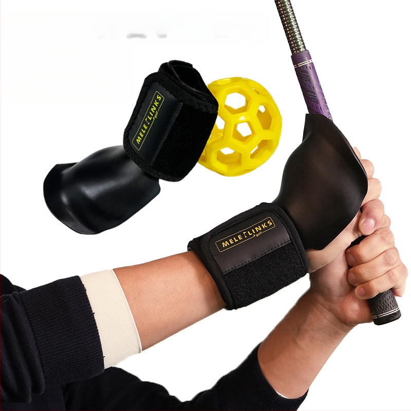 Meileff Gold Set csuklórögzítő golf lendítő edzőeszköz korrektor edzőfelszerelés