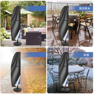 Navlaka za vanjski suncobran je vodootporna i otporna na ulje, vanjski stil s ofsetnim bananama otporan na kišu, pogodno za 3,3-4,3 metra, razne navlake za zaštitu od sunca