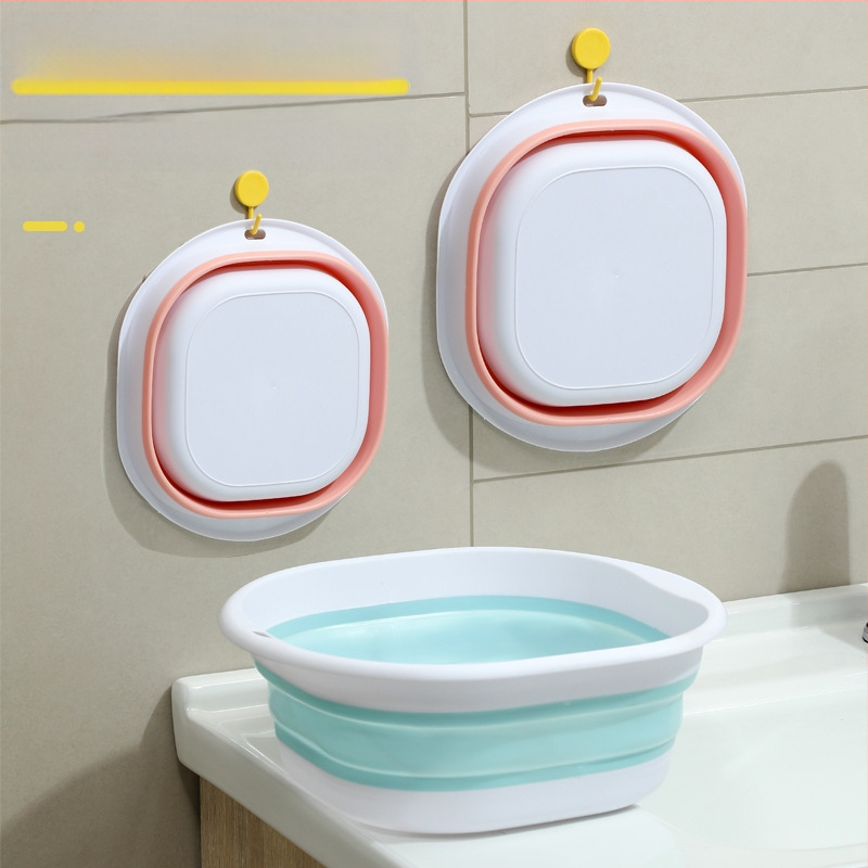 Kokkupandav kraanikauss, kaasaskantav reisikraanikauss üliõpilaste ühiselamu jaoks, beebipesukauss, suur ja keskmine, väike plastkraanikauss