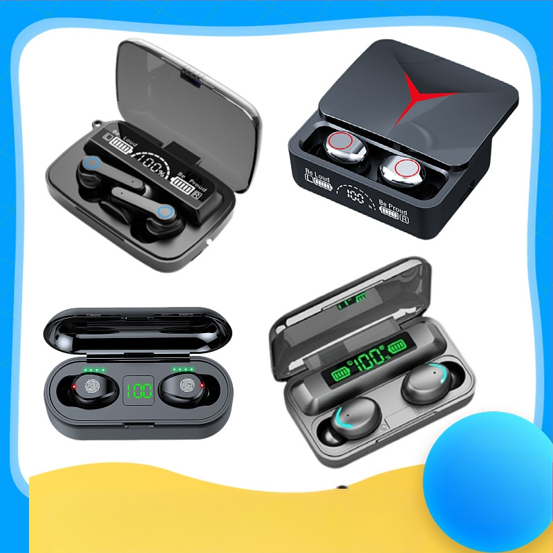 „m10 Bluetooth“ laisvų rankų įranga, galingos, belaidės, į ausį įdedamos, su jutikliniu triukšmo slopinimu, ilgaamžės, skaitmeninio ekrano ausinės „F9-5c“.