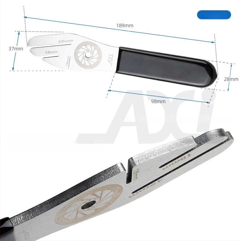 Hegyikerékpár tárcsafék-javítókulcs Kerékpárkarbantartó eszköz Univerzális országúti kerékpár tárcsafékbetét-javító