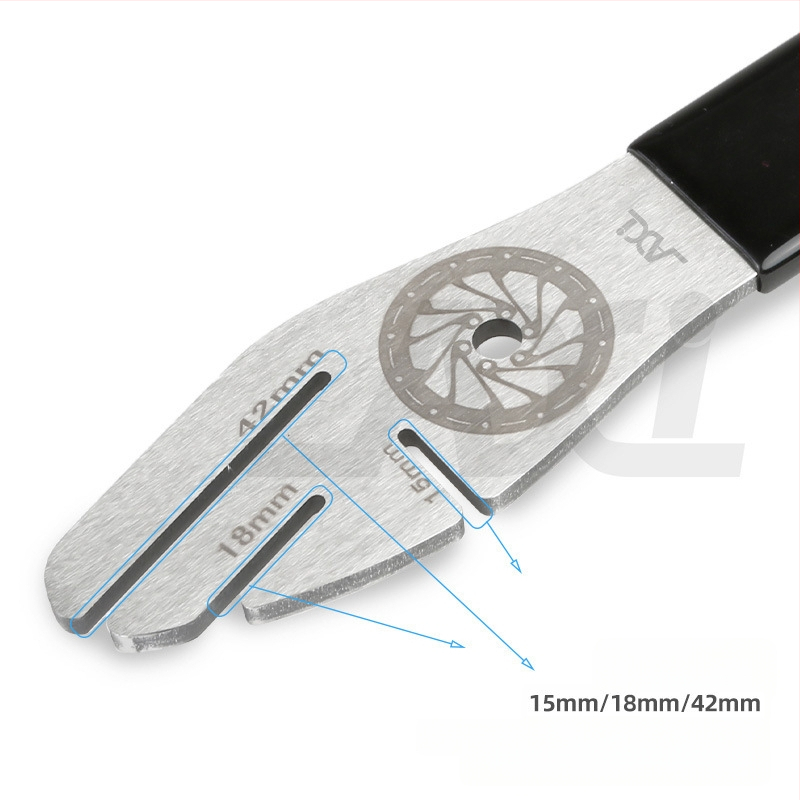 Hegyikerékpár tárcsafék-javítókulcs Kerékpárkarbantartó eszköz Univerzális országúti kerékpár tárcsafékbetét-javító