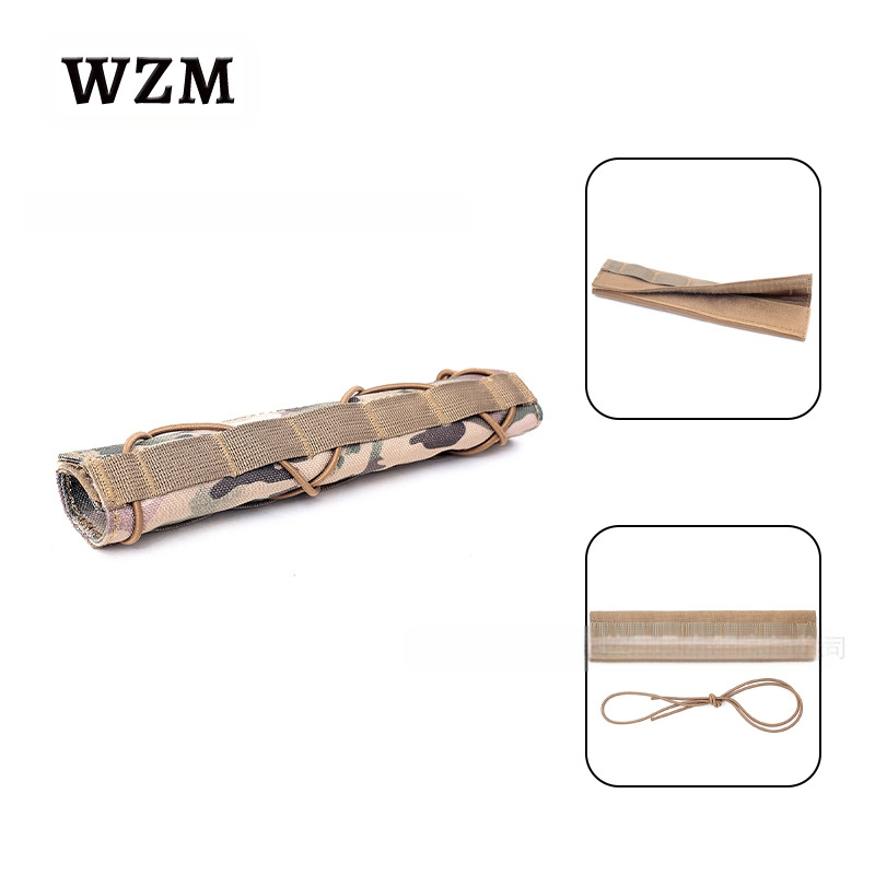 Naujas taktinis snaiperinio šautuvo kamufliažinis dangtelis, apsaugantis kamufliažinį duslintuvą, apsauginis dangtelis, tikra CS taktinė įranga