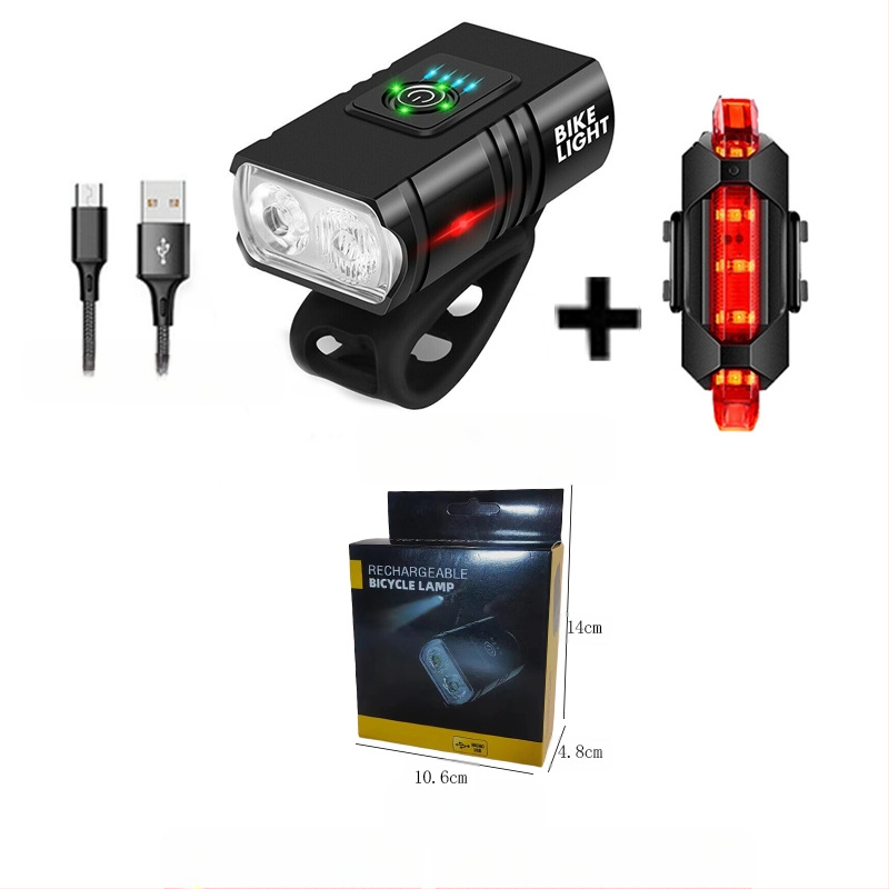 Dviračio žibintai aliuminio lydinio priekiniai žibintai stipri šviesa važiavimo žibintuvėlis įranga naktinis važiavimas plentas kalnų dviračių priedai kostiumo galiniai žibintai