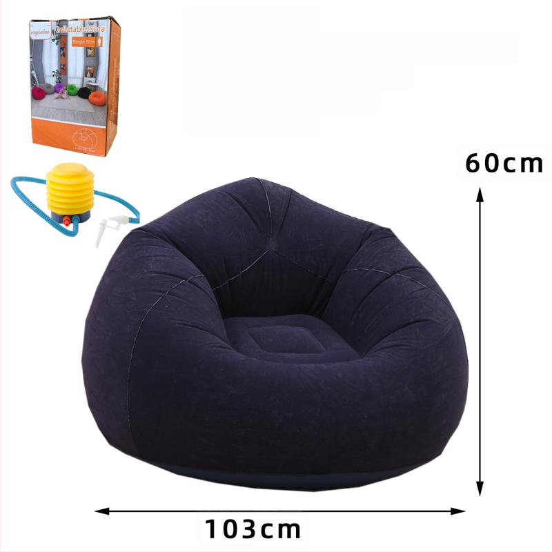 Pripučiama tingi sofa, oro tiekimo vamzdis, tarpvalstybinis, karštas išpardavimas, suaugusiųjų pripučiama sofa, sulankstoma sferinė sofa, pripučiama pupelių maišas