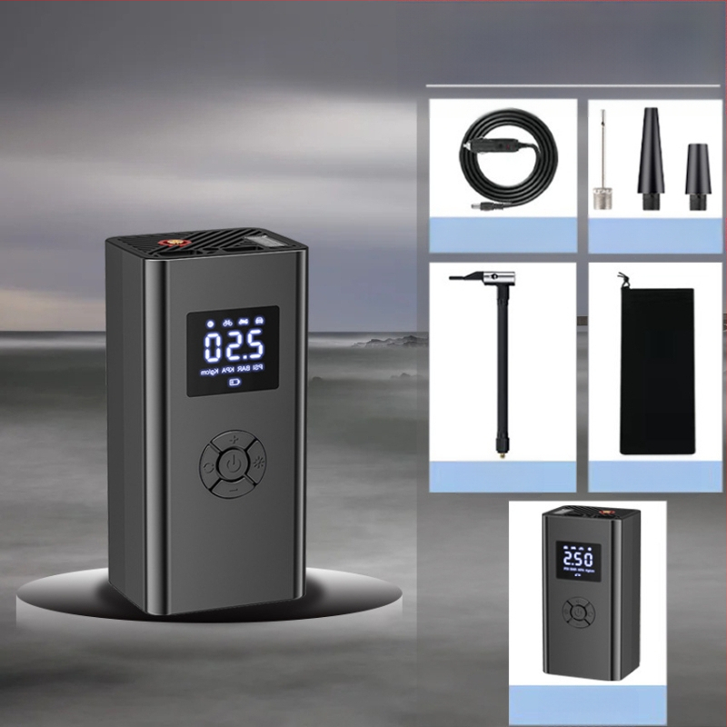 Piiriülene traadita auto õhupump kaheotstarbeline digitaalne ekraan kaasaskantav universaalne nutikas auto jalgratta rehvipump