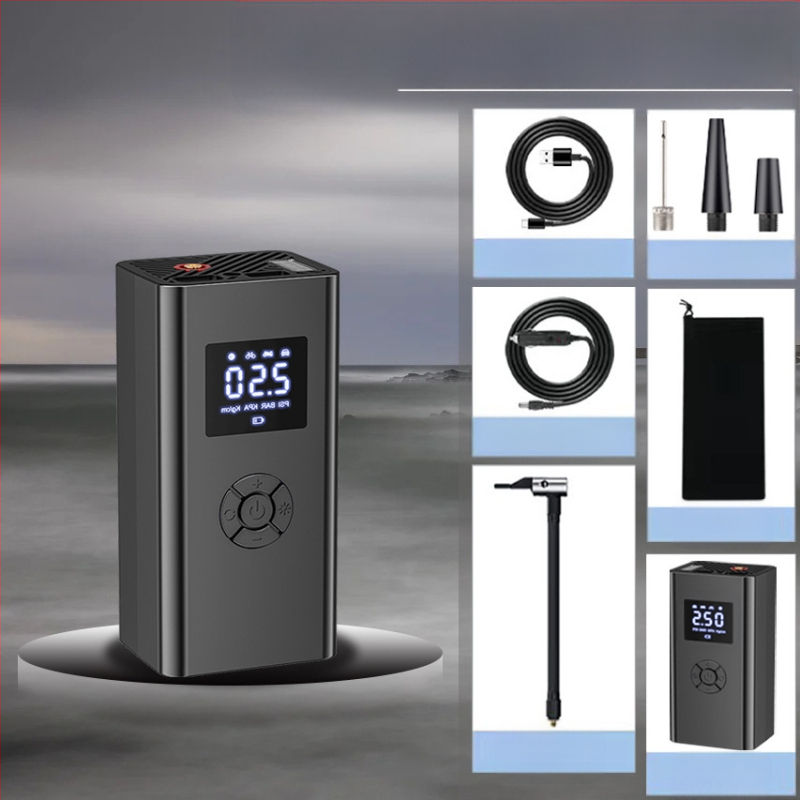 Piiriülene traadita auto õhupump kaheotstarbeline digitaalne ekraan kaasaskantav universaalne nutikas auto jalgratta rehvipump