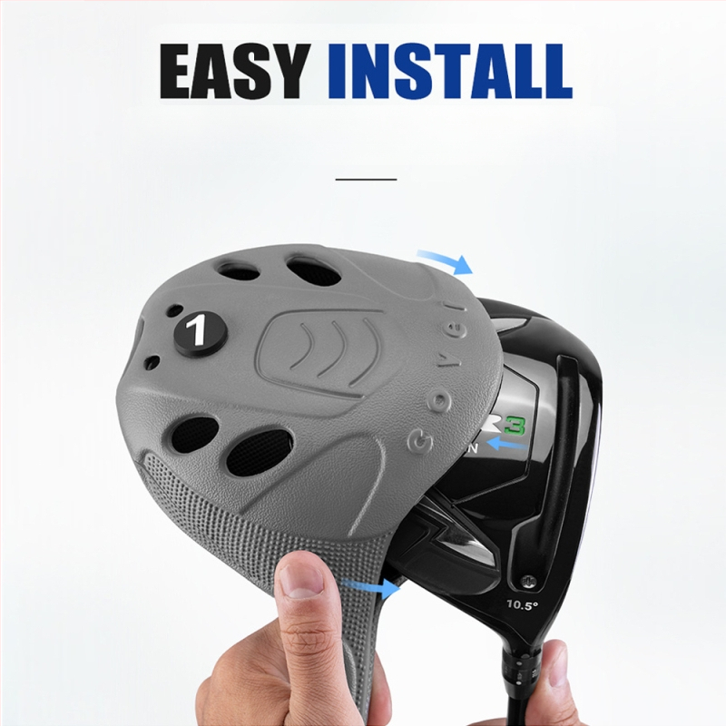 PGM gyári közvetlen szállítású golfütőfej-huzat egyszerű és kényelmes, mosható ütőfej-huzat