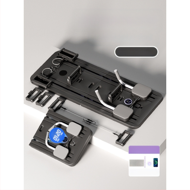 Uus multifunktsionaalne tervislik veebipõhine koduse treeningvestiga kõhulihaste lameda toega treeninglaud