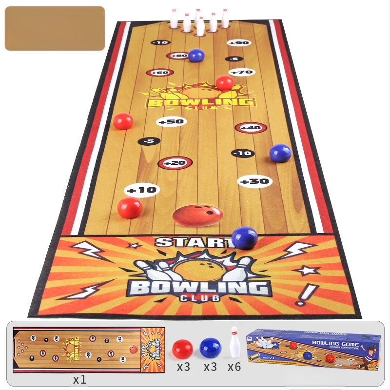 Трансгранична детска настолна игра Голф подложка за игра Двойна игра Мини кърлинг Баскетбол Интерактивна игра-пъзел за родители и деца