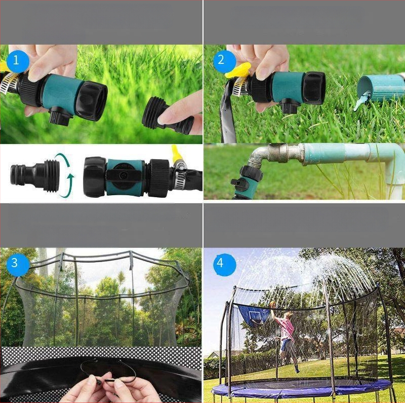 Tarpvalstybinis batuto purkštuvas vandens žaidimų batuto purkštuvas sodo sodo vėsinimo drėkinimo įrankis