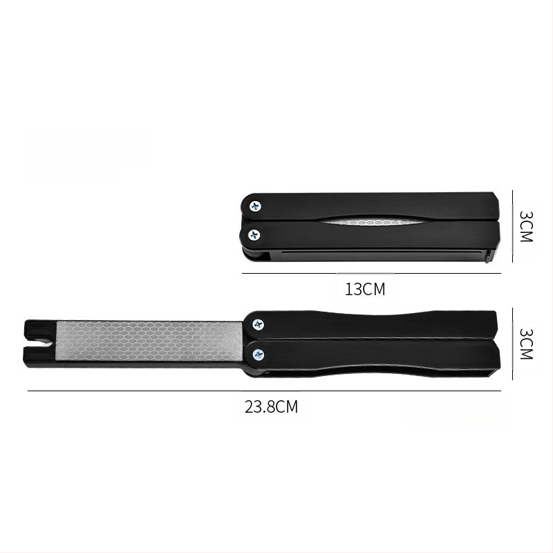 Kokkupandav teritusriist kaasaskantav teritaja kahepoolne paks ja õhuke terituskivi smirgellihvimine kalakonksu veski