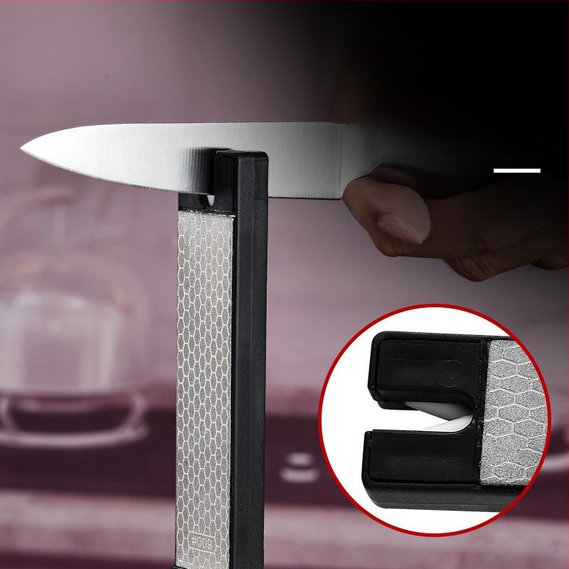 Kokkupandav teritusriist kaasaskantav teritaja kahepoolne paks ja õhuke terituskivi smirgellihvimine kalakonksu veski