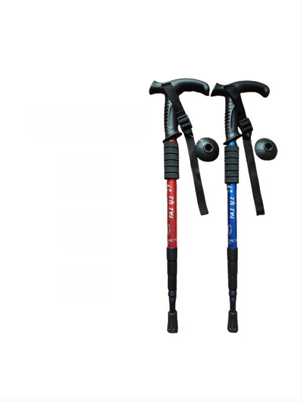 Alumiiniumisulamist mägironimiskepp T-käepidemega 4 kaasaskantavat matkamiskeppi mägironimiskeppide tootjate hulgimüük