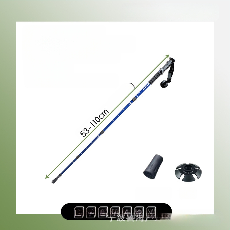 Alumiiniumisulamist mägironimiskepp T-käepidemega 4 kaasaskantavat matkamiskeppi mägironimiskeppide tootjate hulgimüük