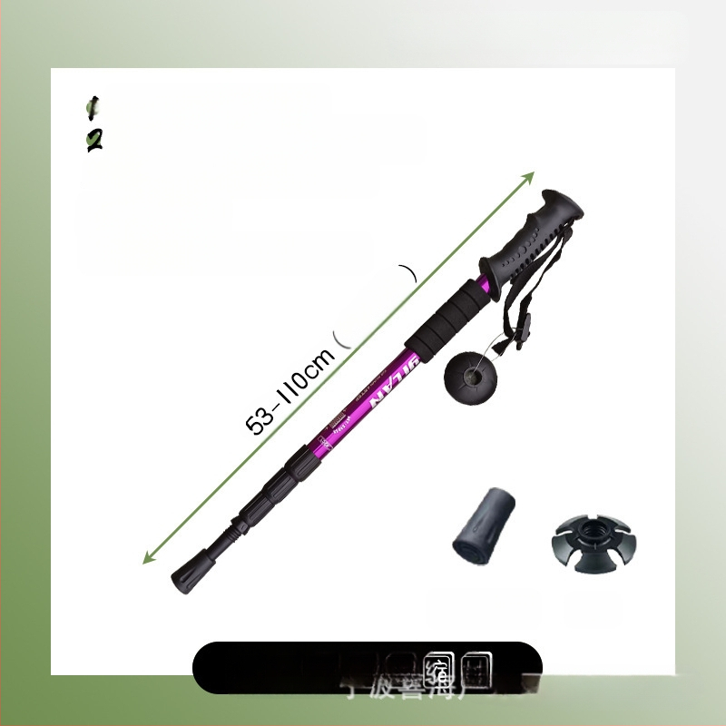 Alumiiniumisulamist mägironimiskepp T-käepidemega 4 kaasaskantavat matkamiskeppi mägironimiskeppide tootjate hulgimüük