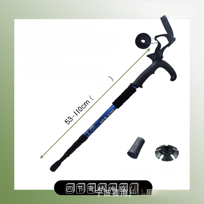 Alumiiniumisulamist mägironimiskepp T-käepidemega 4 kaasaskantavat matkamiskeppi mägironimiskeppide tootjate hulgimüük