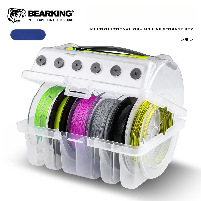 Xiong Wang multifunkcionális horgászzsinór nagy tárolódoboz online tároló PE zsinór nejlon zsinór karbon zsinór hordozható horgászfelszerelés